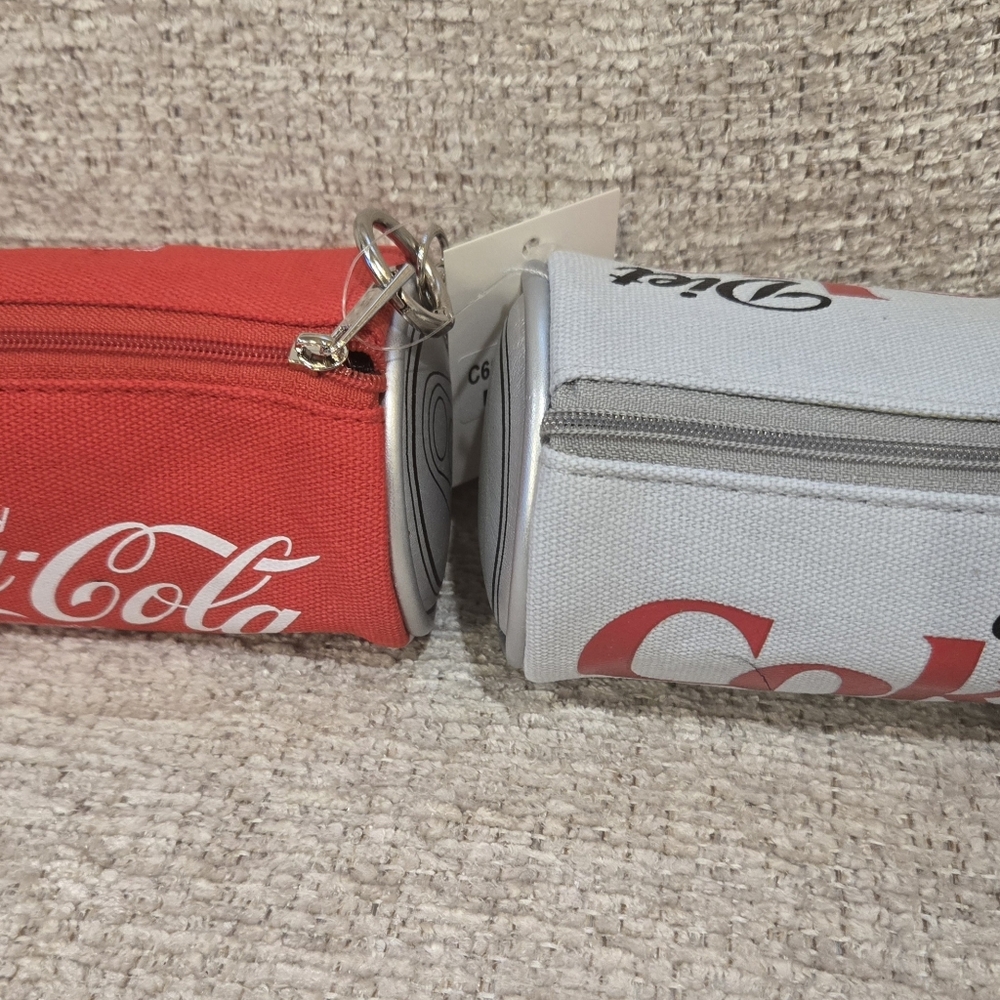 Coca-Cola Red and White Zippered Purses - Picture 2 of 12